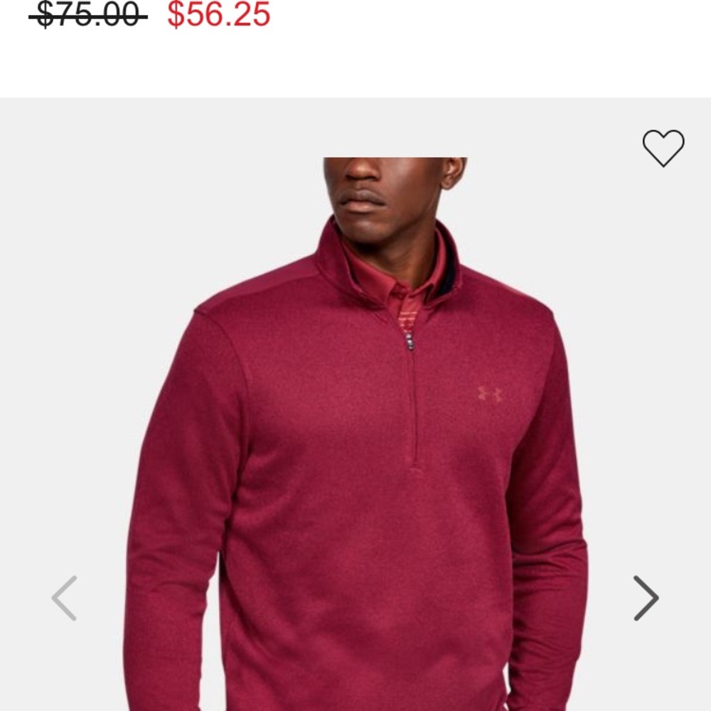 Under Armour fleece 1/2 zip